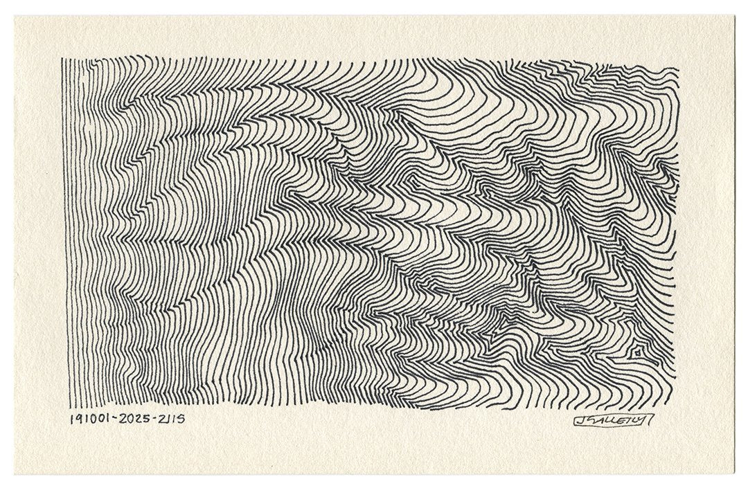 October 2019 - Ink drawings on A5 paper (Digital Downloads)