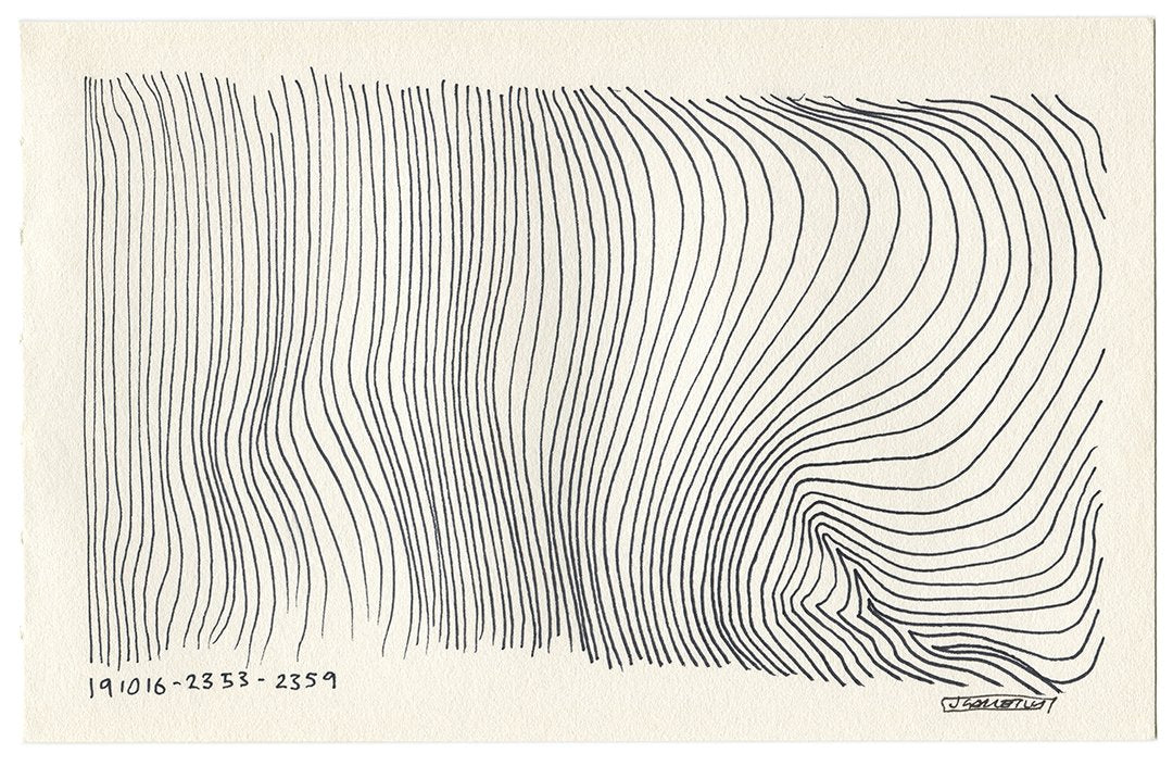 October 2019 - Ink drawings on A5 paper (Digital Downloads)