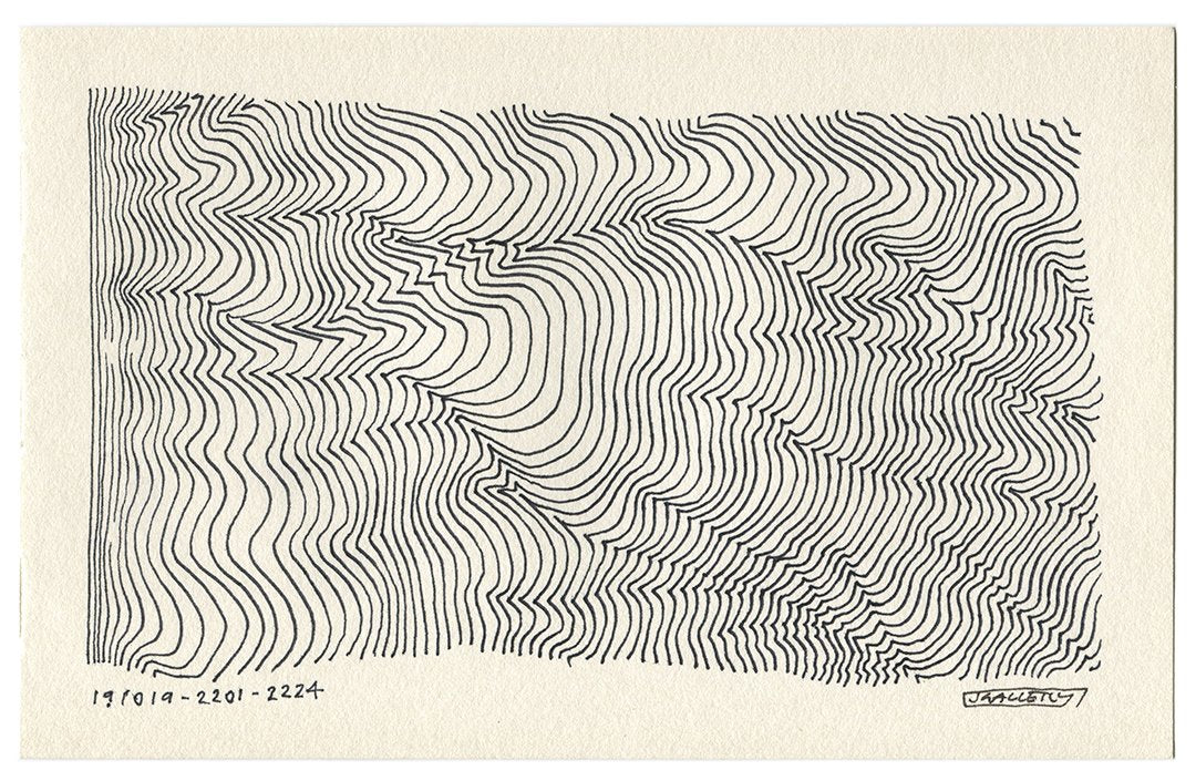 October 2019 - Ink drawings on A5 paper (Digital Downloads)