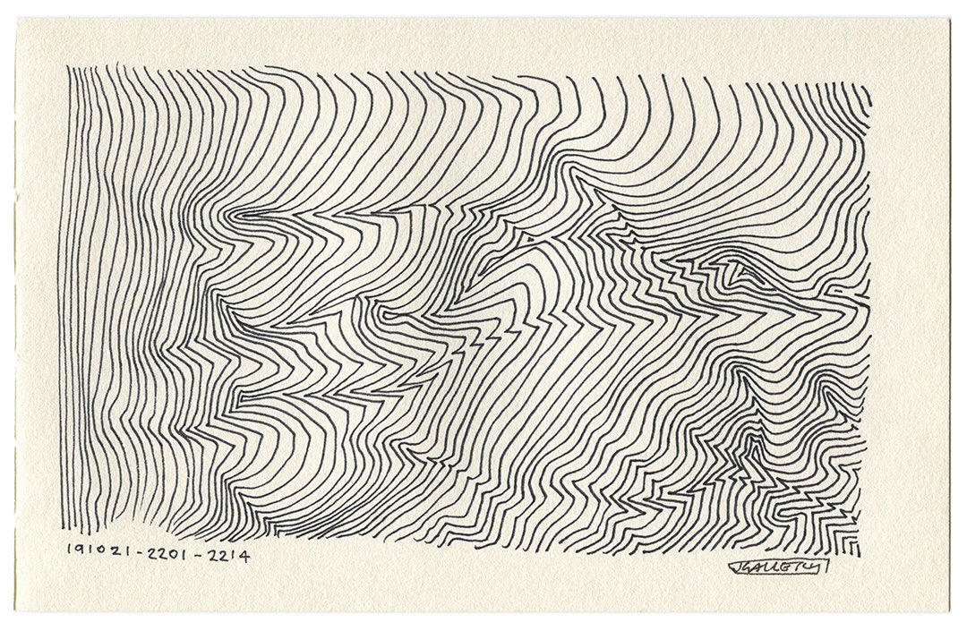 October 2019 - Ink drawings on A5 paper (Digital Downloads)