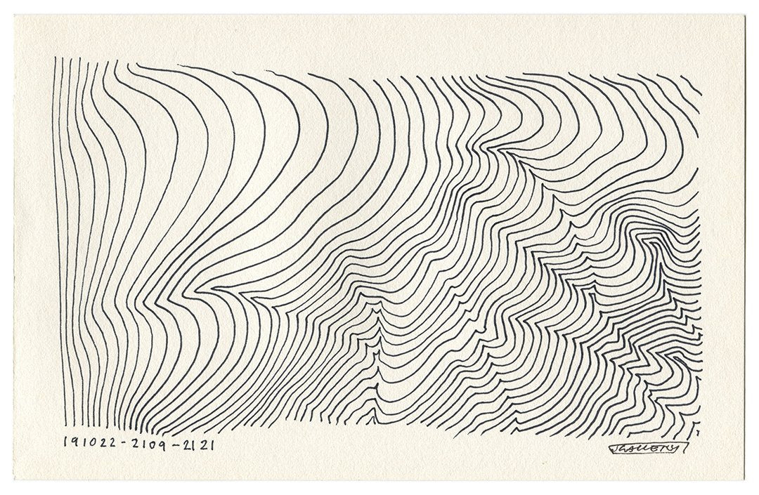 October 2019 - Ink drawings on A5 paper (Digital Downloads)