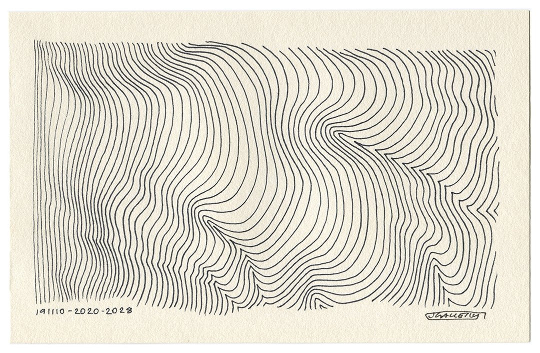 November 2019 - Ink drawings on A5 paper (Digital Downloads)