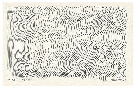 December 2019 - Ink drawings on A5 paper (Digital Downloads)