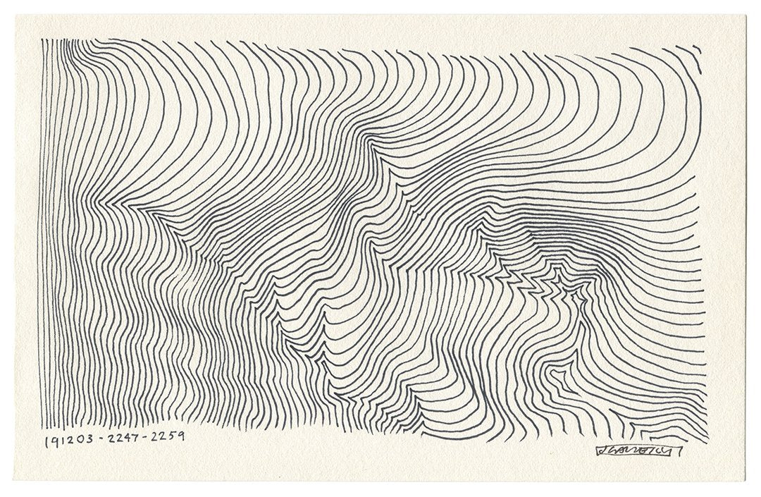 December 2019 - Ink drawings on A5 paper (Digital Downloads)