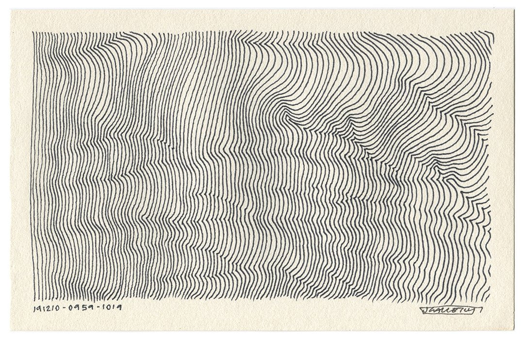 December 2019 - Ink drawings on A5 paper (Digital Downloads)