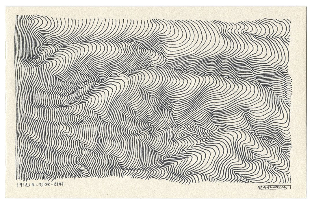 December 2019 - Ink drawings on A5 paper (Digital Downloads)