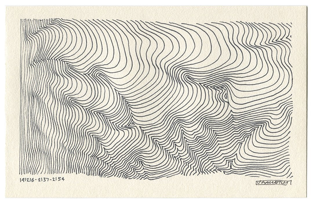 December 2019 - Ink drawings on A5 paper (Digital Downloads)