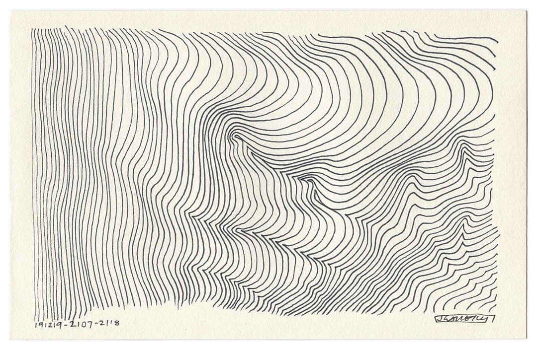 December 2019 - Ink drawings on A5 paper (Digital Downloads)