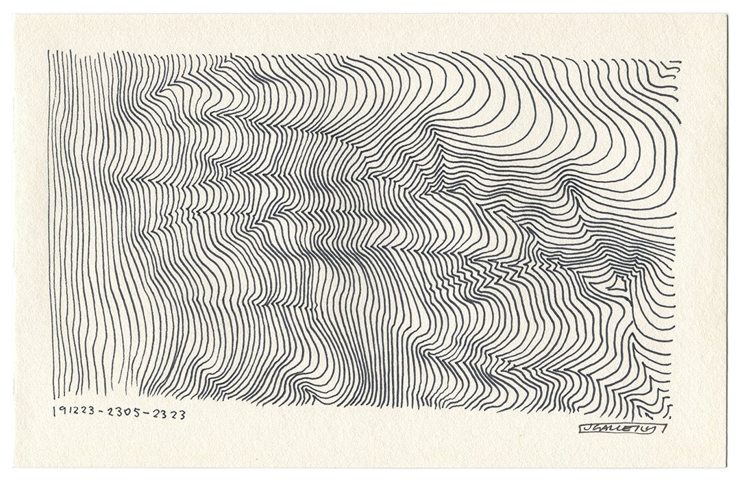 December 2019 - Ink drawings on A5 paper (Digital Downloads)