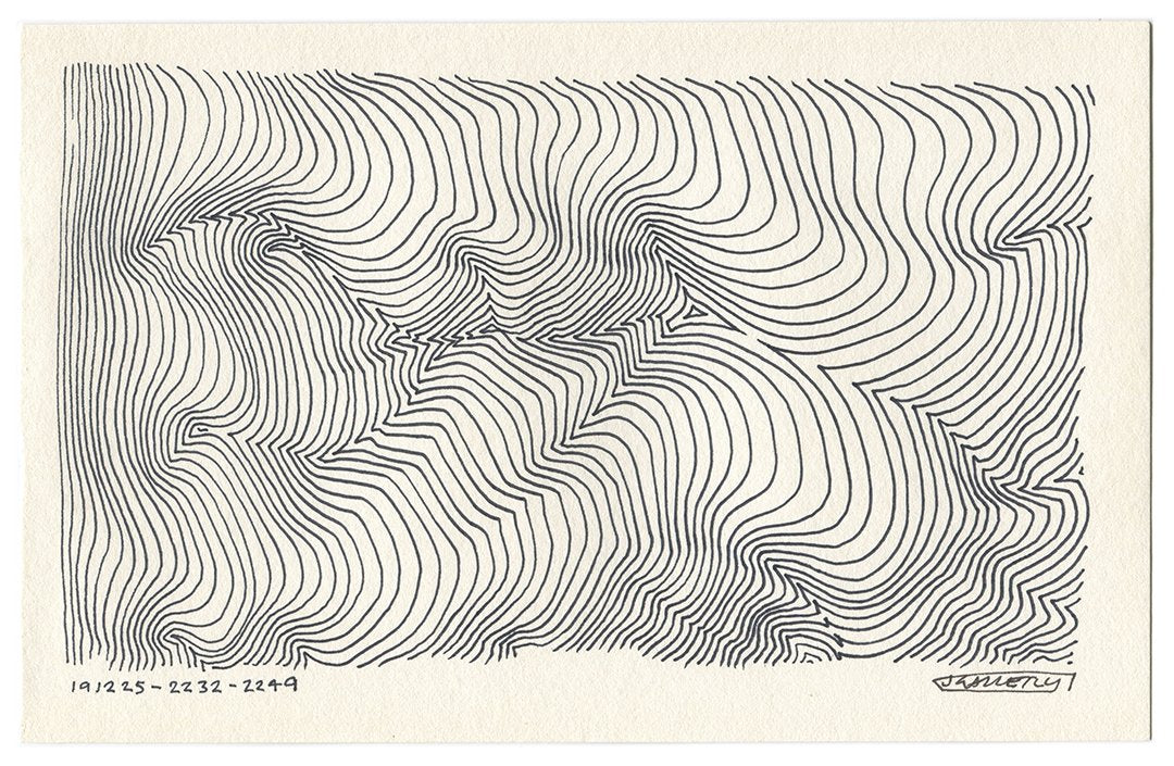 December 2019 - Ink drawings on A5 paper (Digital Downloads)