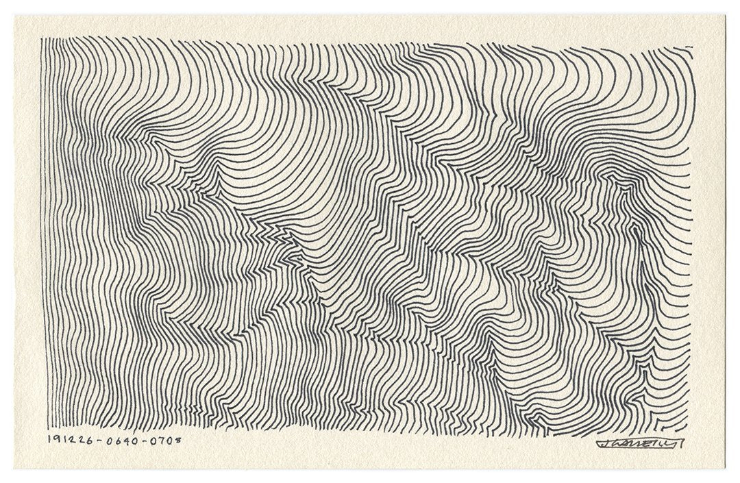 December 2019 - Ink drawings on A5 paper (Digital Downloads)