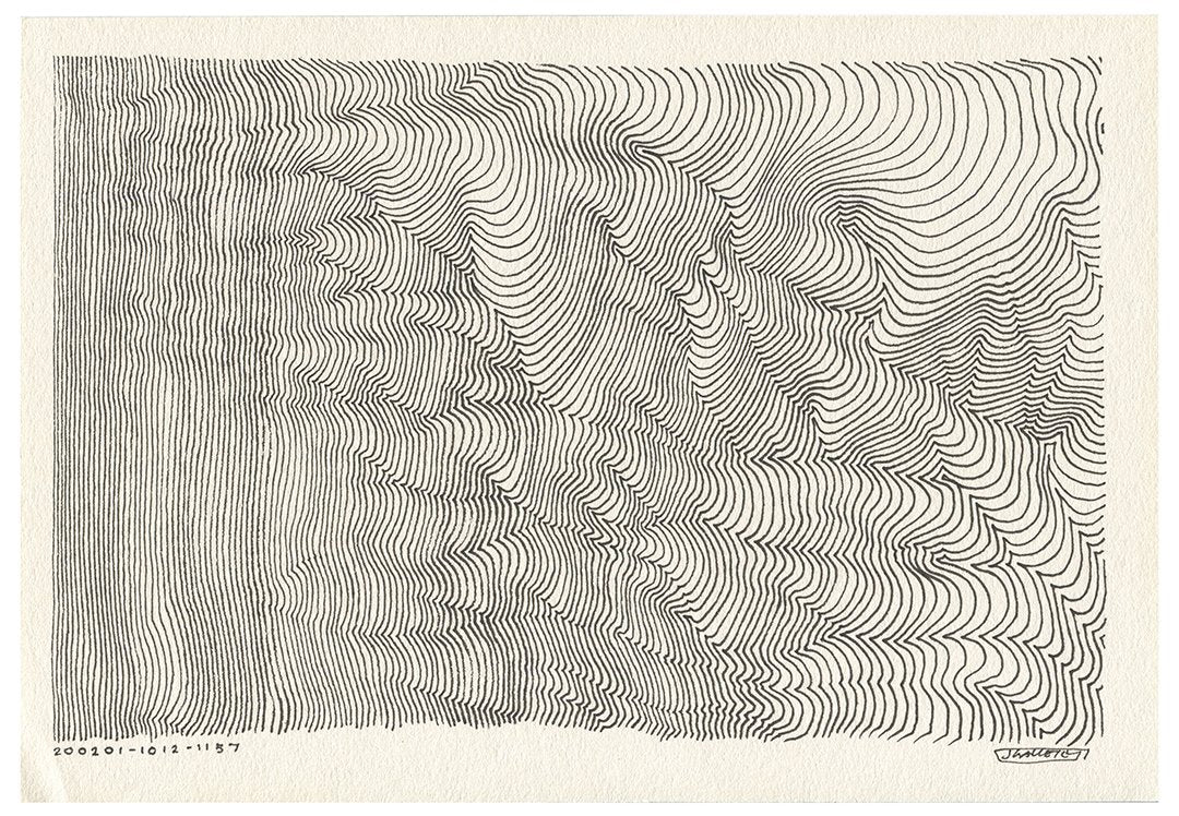 February 2020 - Ink drawings on A4 paper (Digital Downloads)