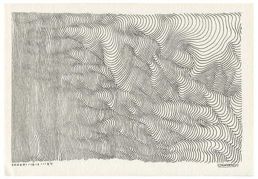 February 2020 - Ink drawings on A4 paper (Digital Downloads)