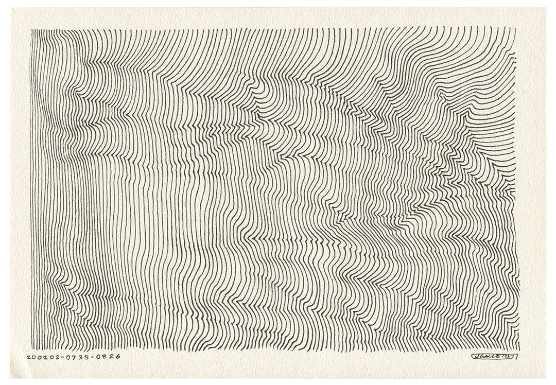February 2020 - Ink drawings on A4 paper (Digital Downloads)