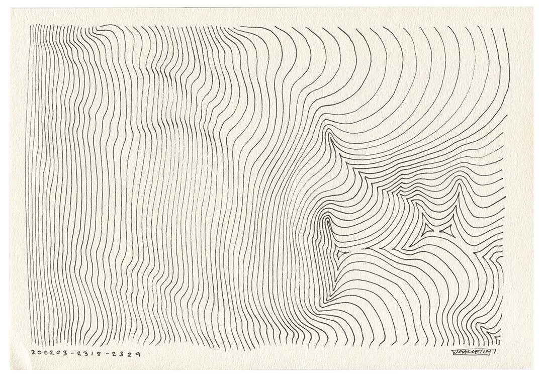 February 2020 - Ink drawings on A4 paper (Digital Downloads)