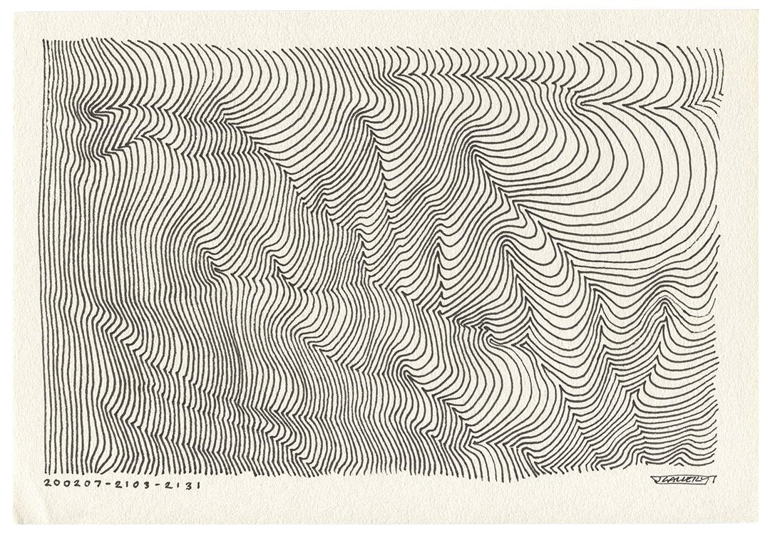 February 2020 - Ink drawings on A4 paper (Digital Downloads)