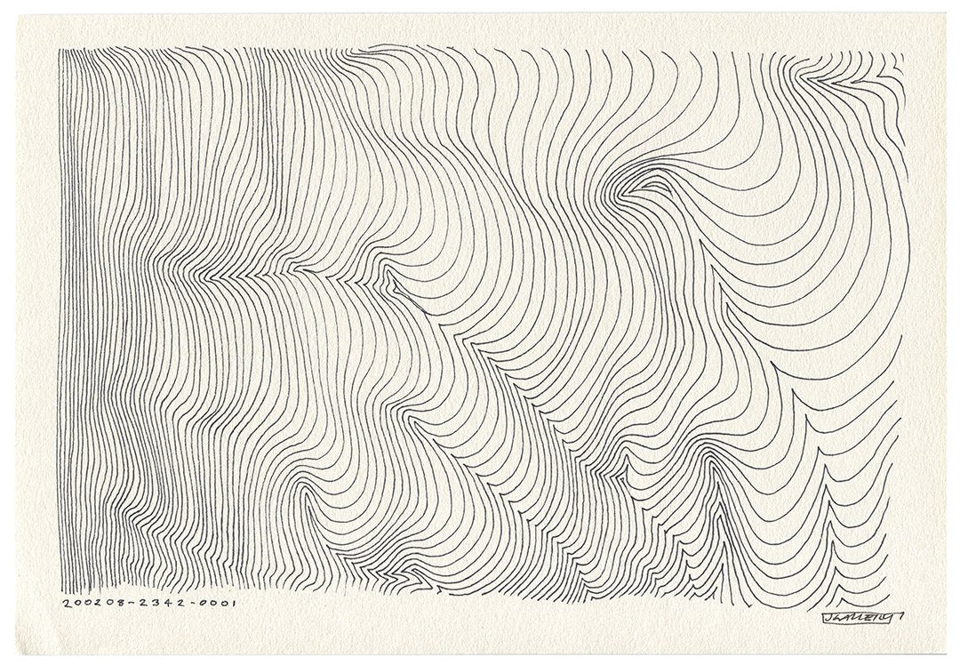 February 2020 - Ink drawings on A4 paper (Digital Downloads)