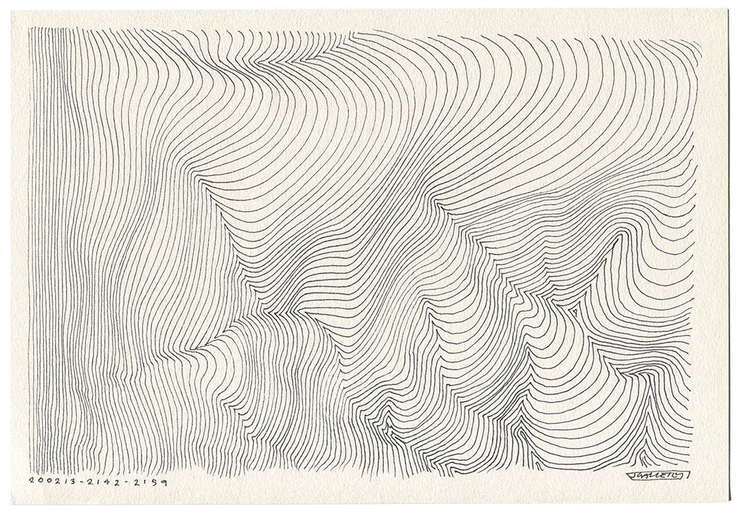 February 2020 - Ink drawings on A4 paper (Digital Downloads)