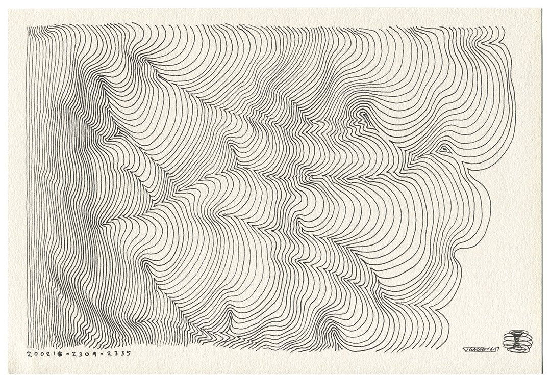 February 2020 - Ink drawings on A4 paper (Digital Downloads)