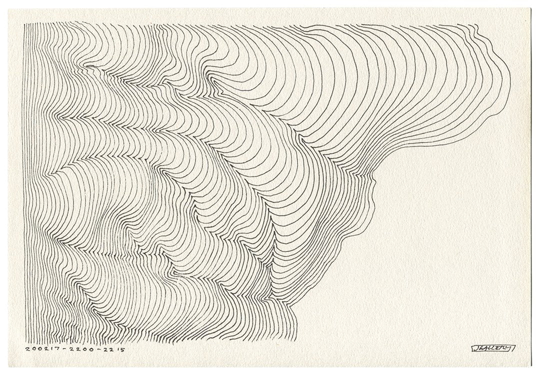 February 2020 - Ink drawings on A4 paper (Digital Downloads)
