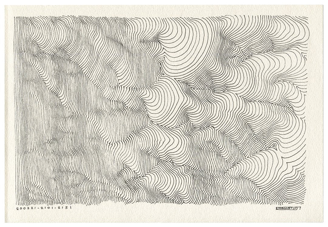 February 2020 - Ink drawings on A4 paper (Digital Downloads)