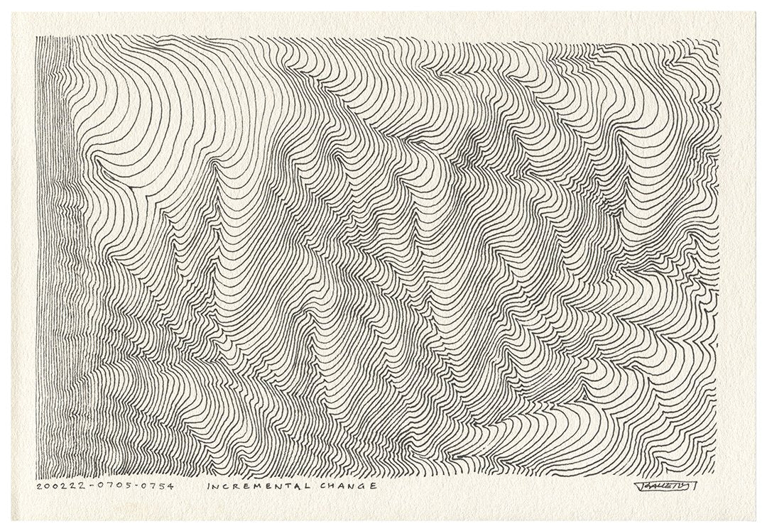 February 2020 - Ink drawings on A4 paper (Digital Downloads)