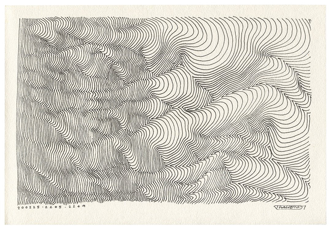 February 2020 - Ink drawings on A4 paper (Digital Downloads)