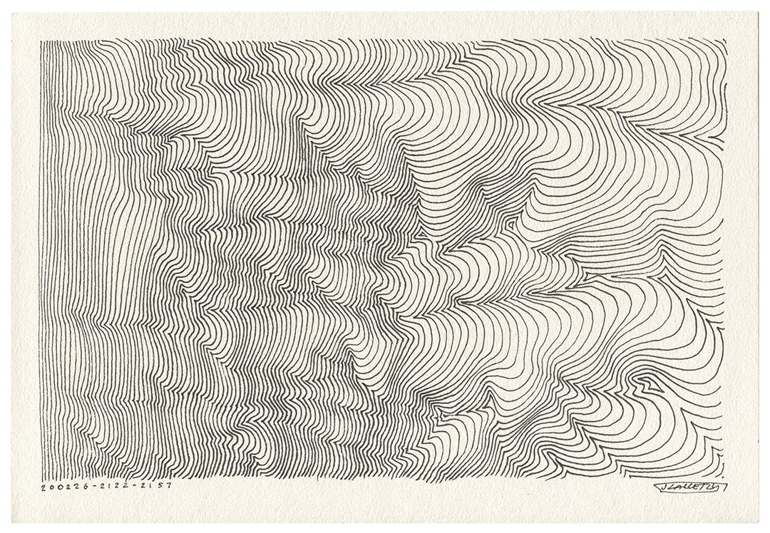 February 2020 - Ink drawings on A4 paper (Digital Downloads)