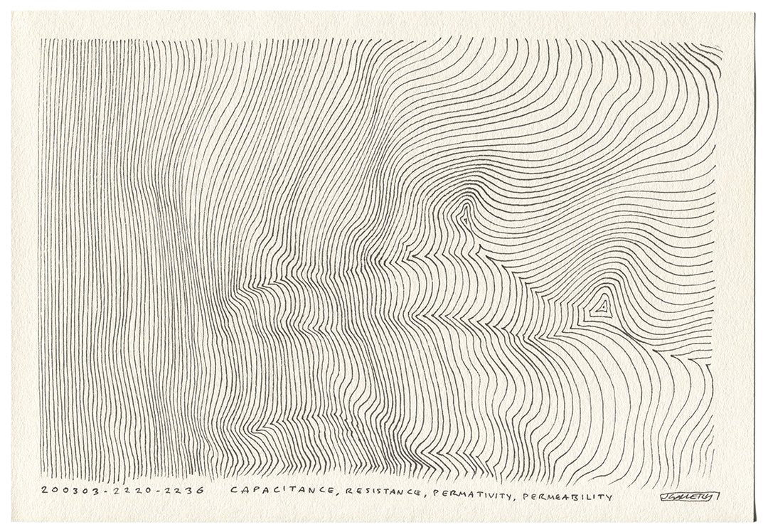 March 2020 - Ink drawings on A4 paper (Digital Downloads)