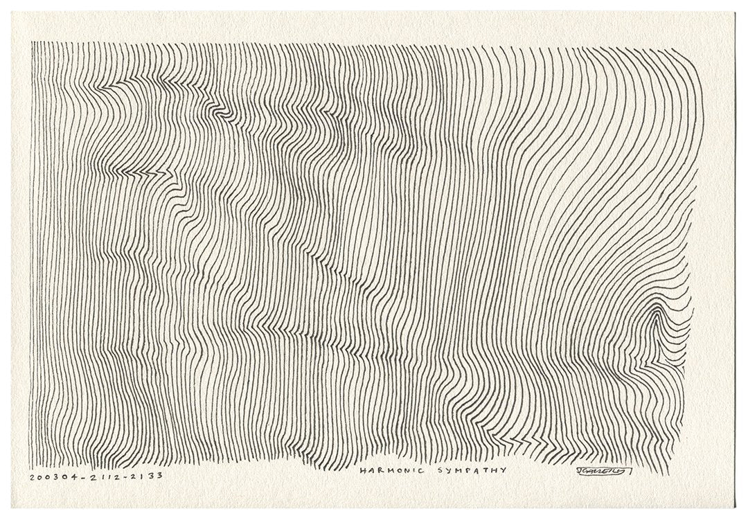March 2020 - Ink drawings on A4 paper (Digital Downloads)