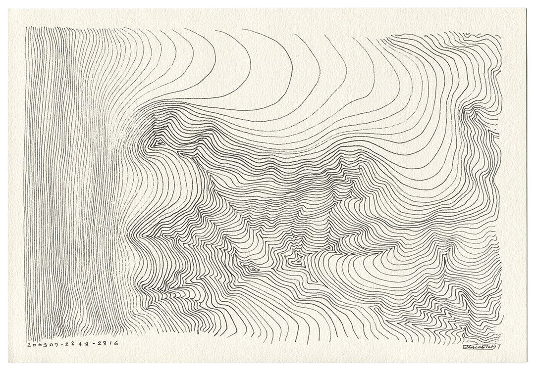 March 2020 - Ink drawings on A4 paper (Digital Downloads)