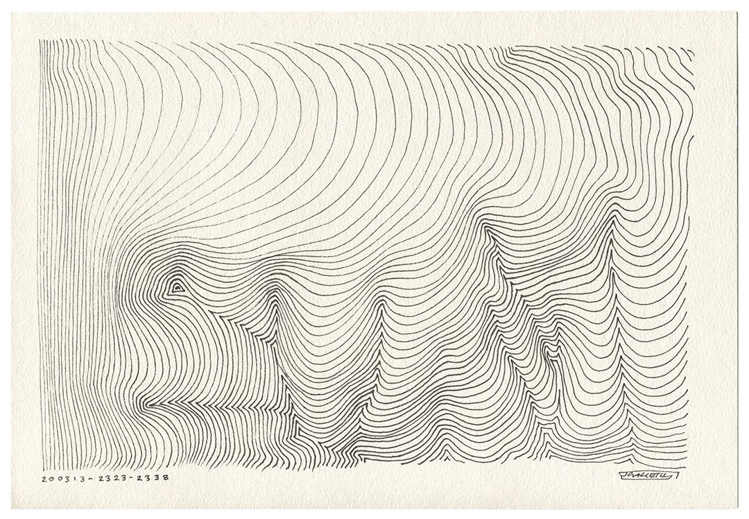 March 2020 - Ink drawings on A4 paper (Digital Downloads)