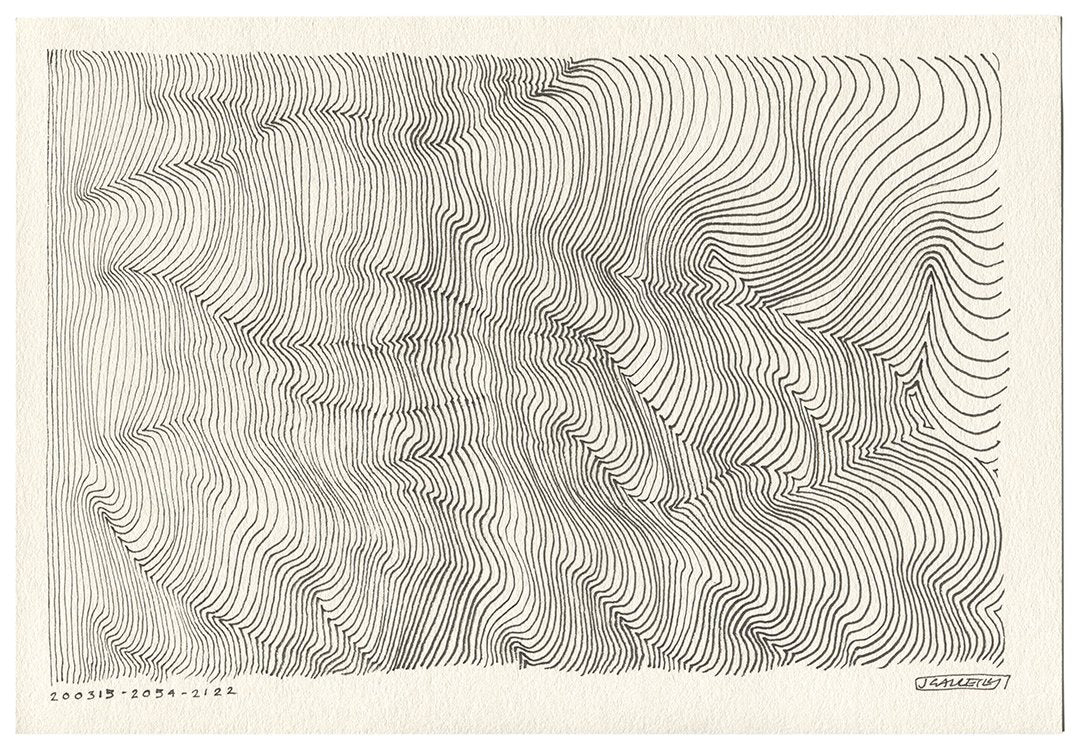 March 2020 - Ink drawings on A4 paper (Digital Downloads)