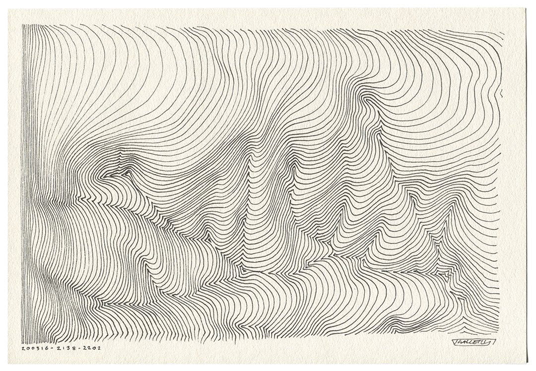 March 2020 - Ink drawings on A4 paper (Digital Downloads)