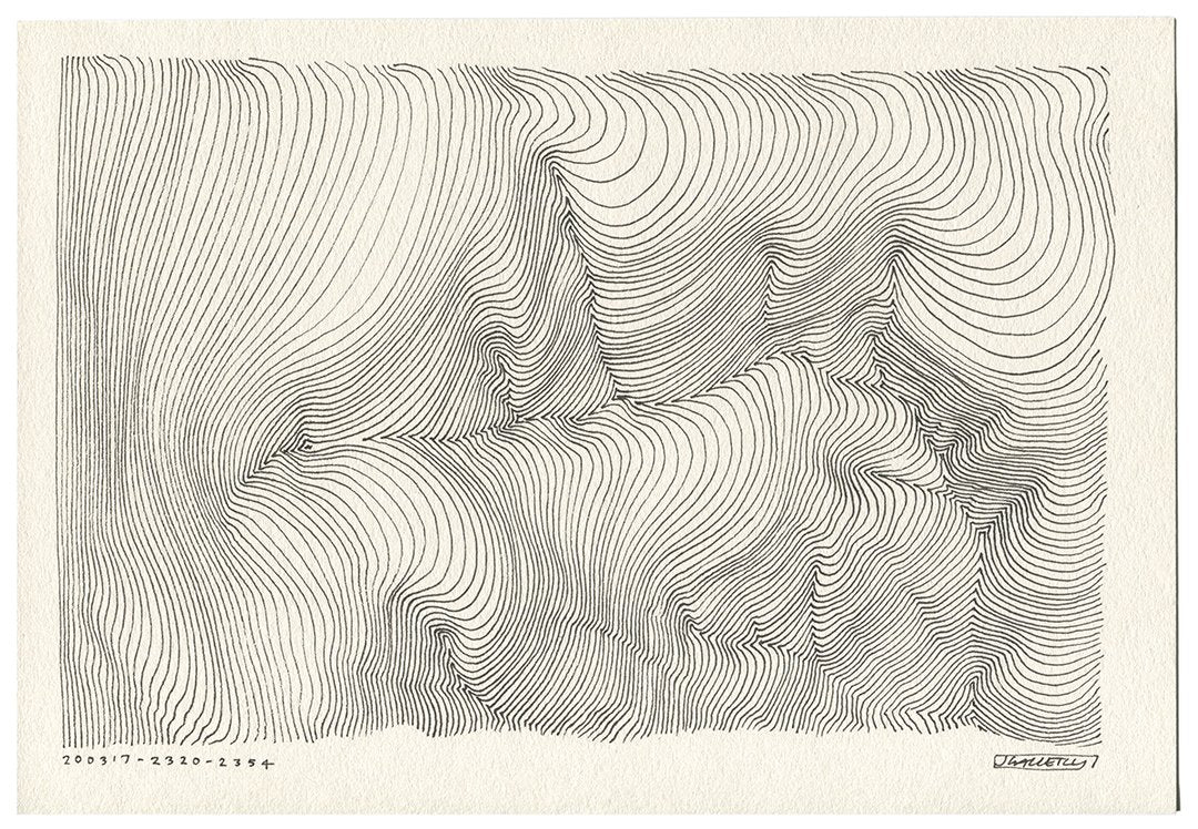 March 2020 - Ink drawings on A4 paper (Digital Downloads)