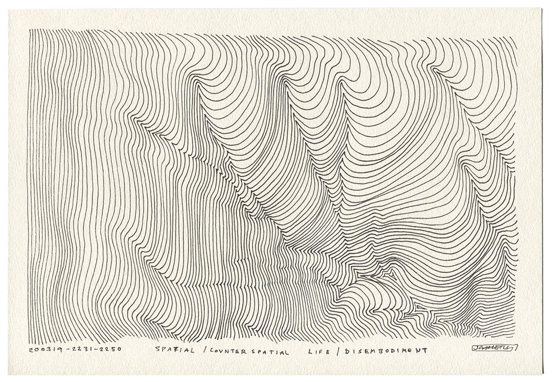 March 2020 - Ink drawings on A4 paper (Digital Downloads)