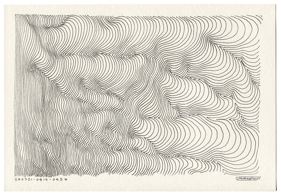 March 2020 - Ink drawings on A4 paper (Digital Downloads)