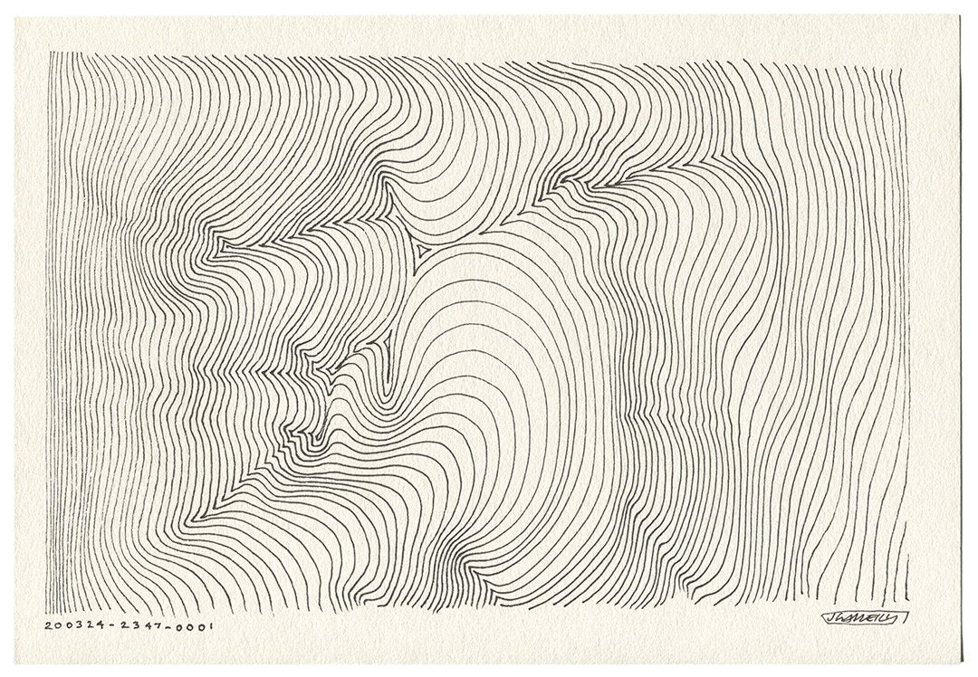 March 2020 - Ink drawings on A4 paper (Digital Downloads)