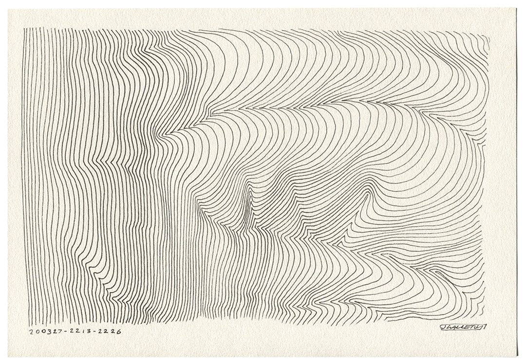 March 2020 - Ink drawings on A4 paper (Digital Downloads)