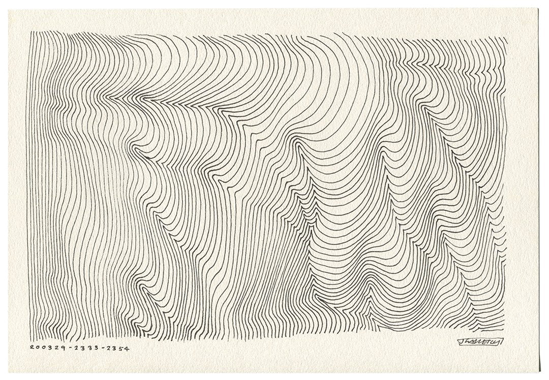 March 2020 - Ink drawings on A4 paper (Digital Downloads)