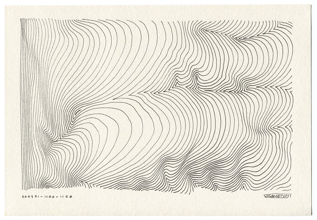 March 2020 - Ink drawings on A4 paper (Digital Downloads)