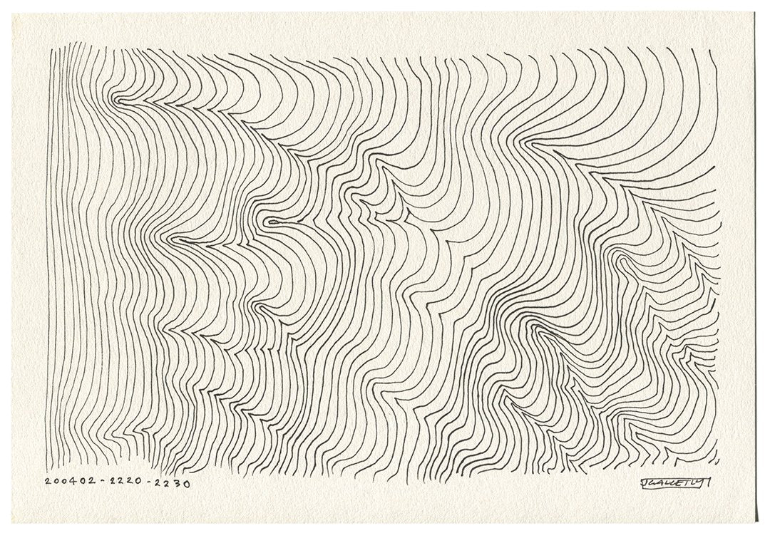 April 2020 - Ink drawings on A4 paper (Digital Downloads)
