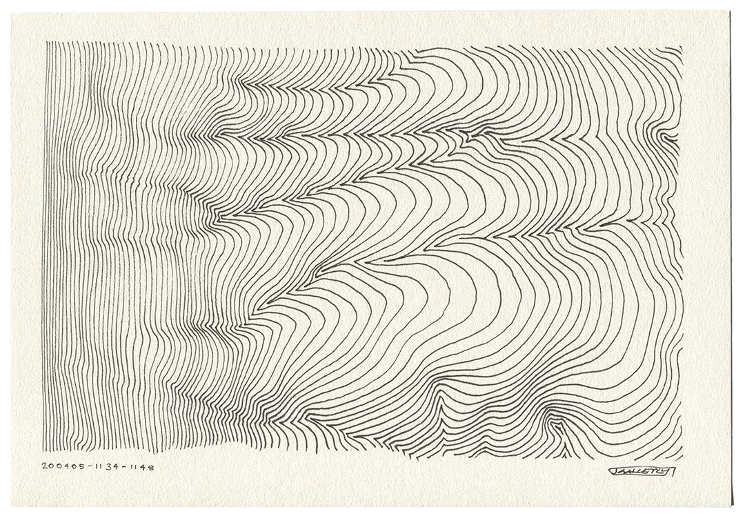 April 2020 - Ink drawings on A4 paper (Digital Downloads)