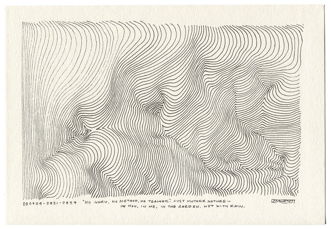 April 2020 - Ink drawings on A4 paper (Digital Downloads)