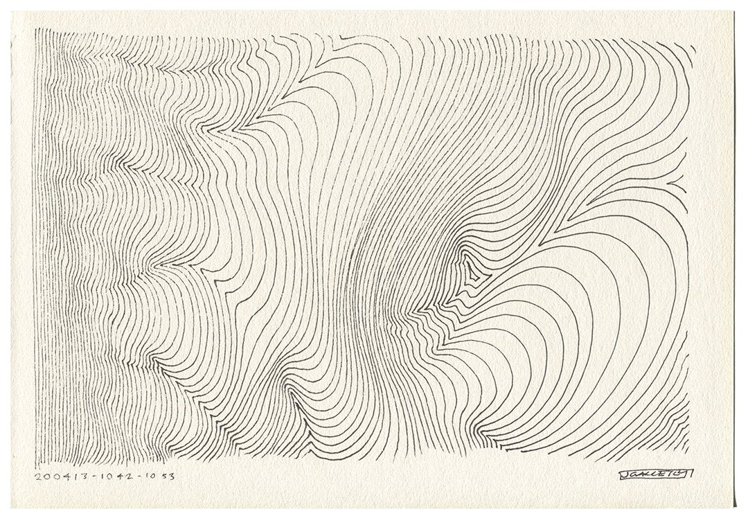 April 2020 - Ink drawings on A4 paper (Digital Downloads)