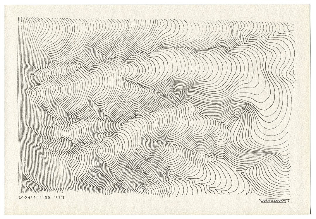 April 2020 - Ink drawings on A4 paper (Digital Downloads)
