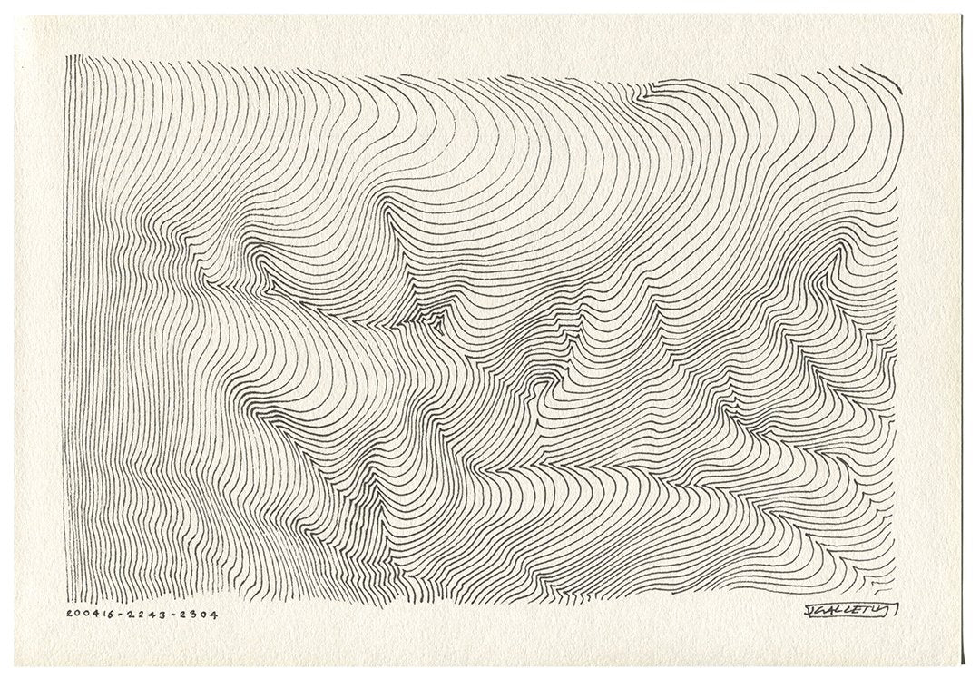 April 2020 - Ink drawings on A4 paper (Digital Downloads)