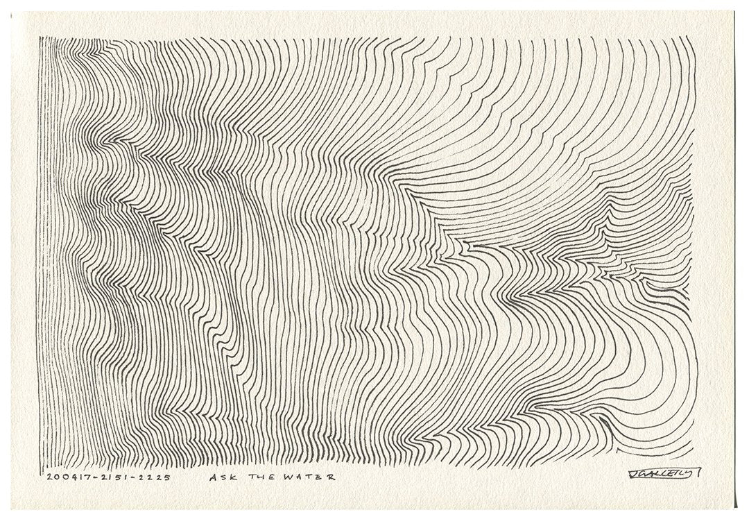 April 2020 - Ink drawings on A4 paper (Digital Downloads)