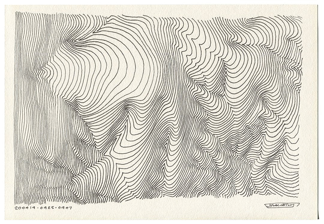 April 2020 - Ink drawings on A4 paper (Digital Downloads)