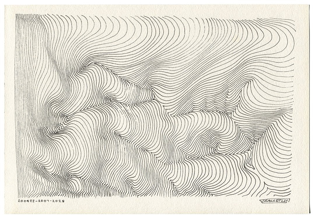 April 2020 - Ink drawings on A4 paper (Digital Downloads)